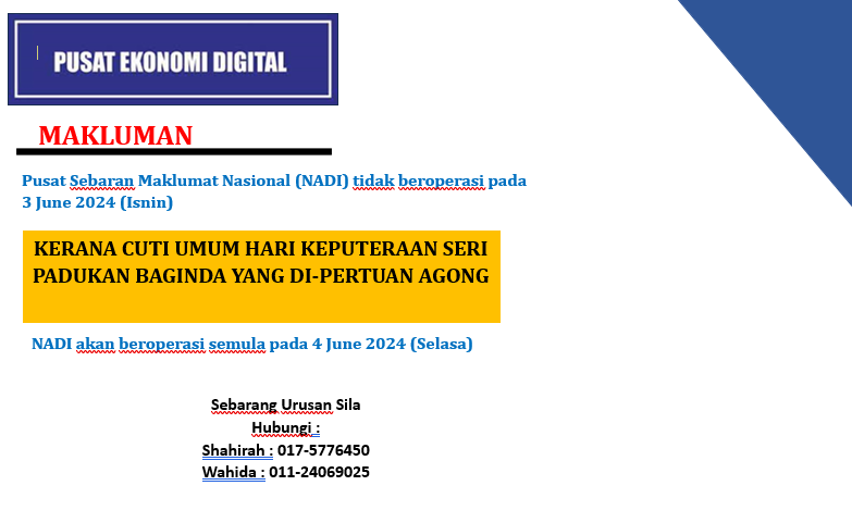 Notis Hari Keputeraan Agong